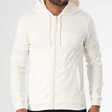 Sergio Tacchini - Mihon 40861 Felpa con cappuccio e zip bianca