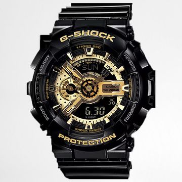 G-Shock - Orologio G-Shock GA-110GB Oro Nero