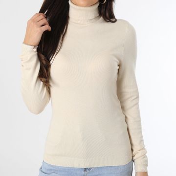 Vero Moda - Maglia dolcevita donna Glory Beige