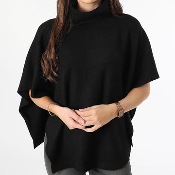 Vero Moda - Mary Donna Poncho dolcevita nero