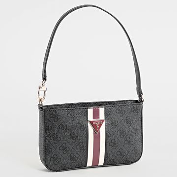 Guess - Borsa da donna Noelle Mini SS787972 Grigio Antracite Nero