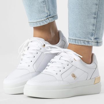 Tommy Hilfiger - Scarpe da ginnastica femminili 8126 Bianco Donna