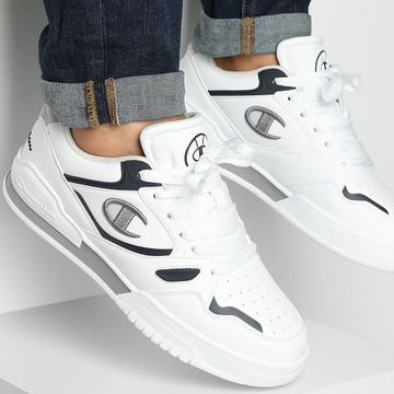 Champion - Cestini 3 Point Tech Low S22272 Bianco Navy Grigio