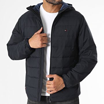 Tommy Hilfiger - Giacca con zip trapuntata Mix 7258 blu navy