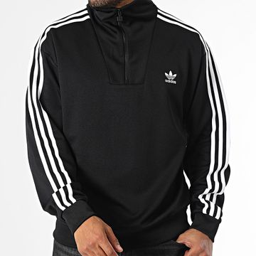 Adidas Originals - IZ4803 Canotta con zip a righe nere