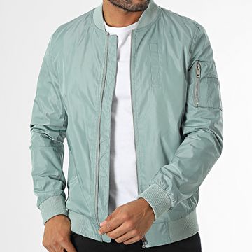 Frilivin - Giacca bomber verde chiaro