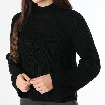 Only - Maglione a collo alto Justy Tine Donna Nero