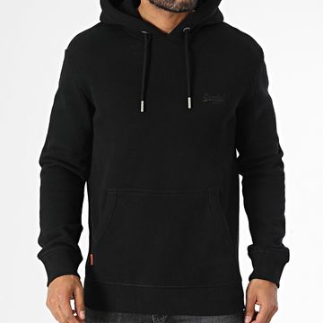 Superdry - Felpa con cappuccio Essential Logo M2013110A Nero
