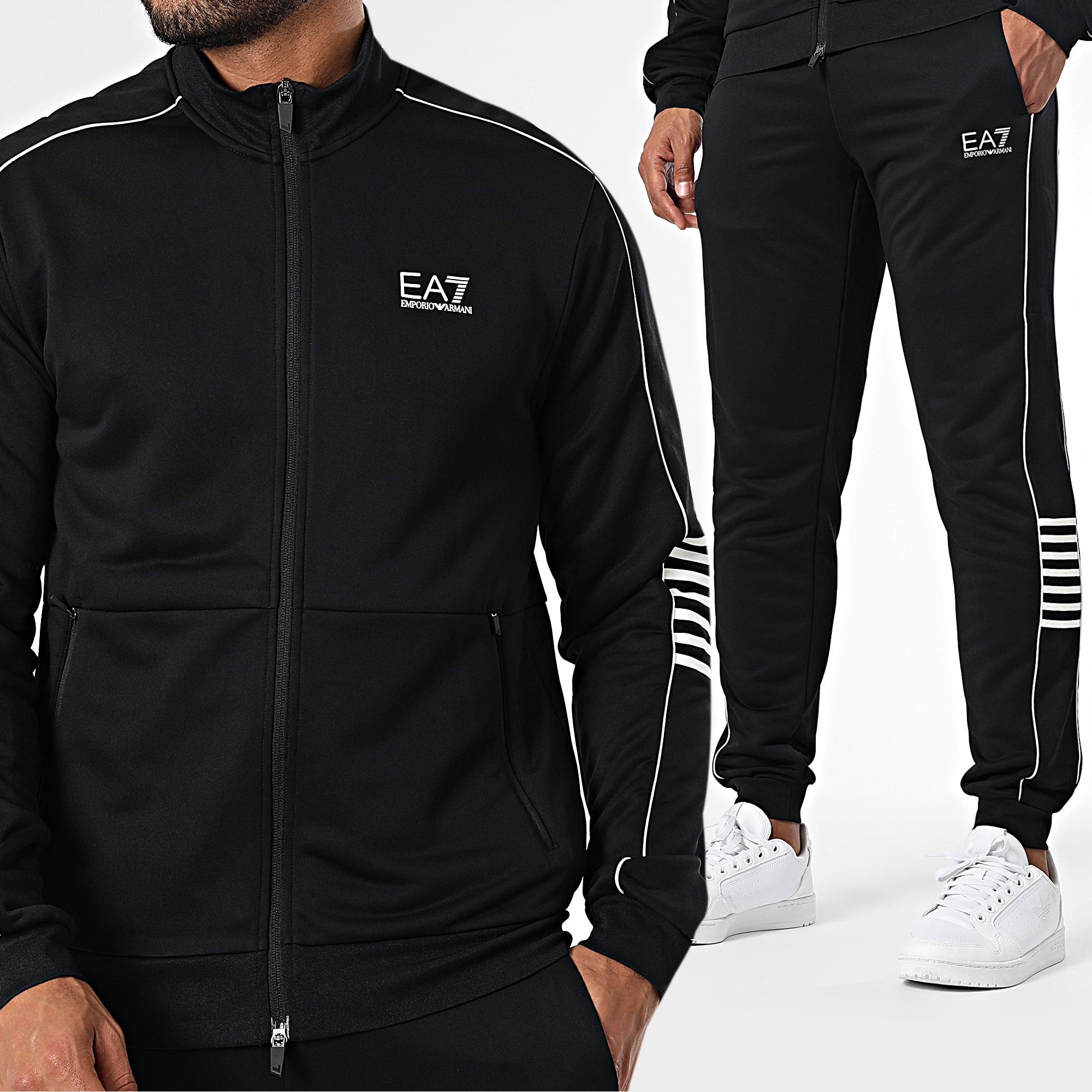 EA7 Emporio Armani - Tuta da ginnastica 6DPV53-PJ16Z Nero