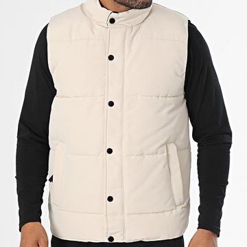 Frilivin - Cappotto senza maniche beige