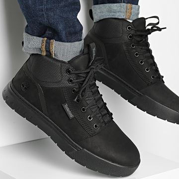 Timberland - Sneakers Hi-Top Maple Grove Mid Lace A6FV7 in nabuk nero