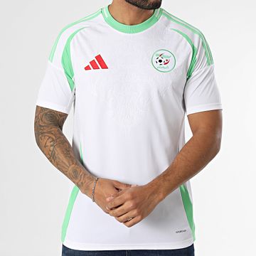 Adidas Sportswear - Maillot De Foot A Bandes Fédération Algérienne De Football IT2731 Bianco