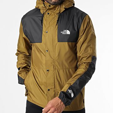 The North Face - Giacca a vento con cappuccio Moutain A5IG3 Verde Khaki
