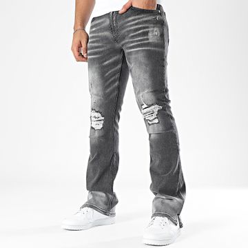 Ikao - Jeans flare 527 nero