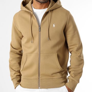 Polo Ralph Lauren - Original Player Camel Felpa con zip e cappuccio