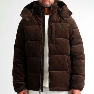Polo Ralph Lauren - Original Player Cappotto di velluto a coste marrone con cappuccio