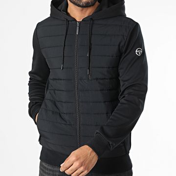 Sergio Tacchini - Esperto 40707 Giacca nera con cappuccio e zip