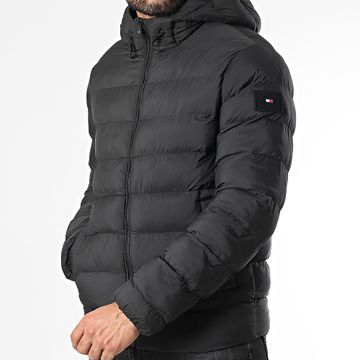 Tommy Hilfiger - Giacca con cappuccio di medio peso 7257 nero