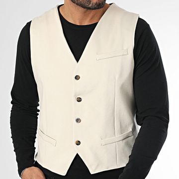 Frilivin - Gilet senza maniche beige