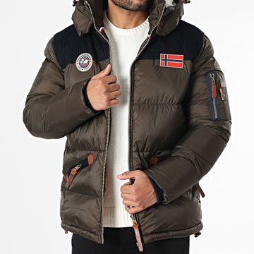 Geographical Norway - Giacca con cappuccio Celian Verde Khaki