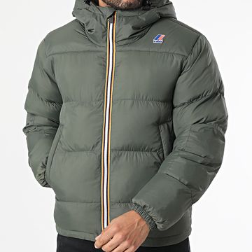 K-Way - Piumino con cappuccio Le Vrai 3.0 Claude Heavy Warm K3126WW Verde Khaki