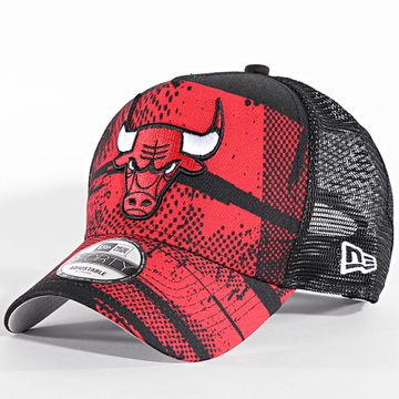 New Era - Chicago Bulls 9Forty Trucker Cap 60582260 Nero Rosso
