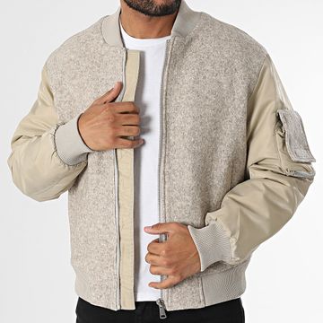 Frilivin - Giacca bomber beige