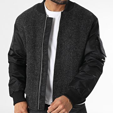 Frilivin - Giacca bomber Black Heather