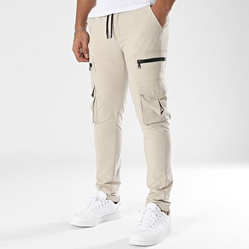 John H - Pantaloni cargo beige