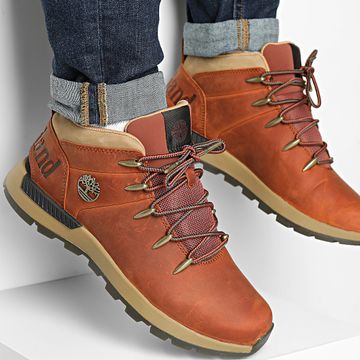 Timberland - Sprint Trekker Mid Lace A6DQD Arancione Scarpe da ginnastica in pieno fiore