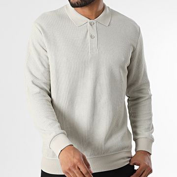 Classic Series - Polo a maniche lunghe beige