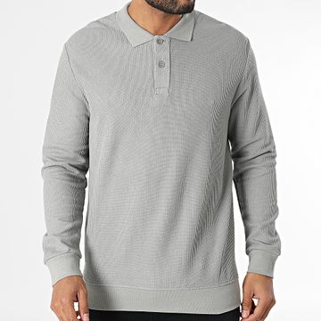 Classic Series - Polo a maniche lunghe grigio