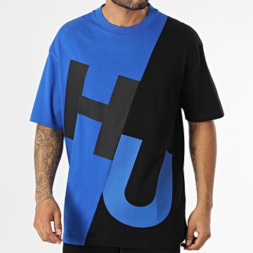 Blu Hugo - Nokerios Tee Shirt oversize 50521615 Blu Reale Nero