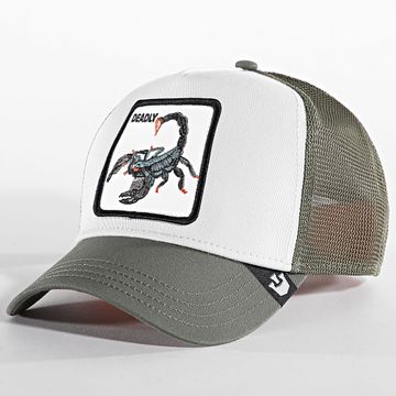Goorin Bros - Cappello Trucker Deadly Verde Khaki Bianco
