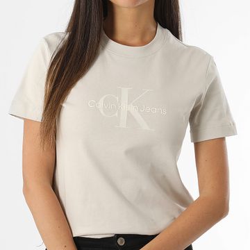 Calvin Klein - Maglietta da donna 4983 Grigio chiaro