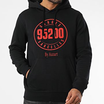 Ministere AMER - Felpa con cappuccio 95200 Nero Rosso