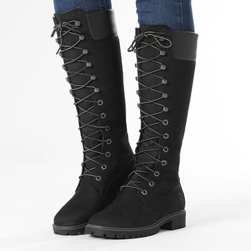 Timberland - Stivali Premium da donna 14 in pizzo impermeabile 8167R Nero