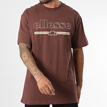 Ellesse - Maglietta oversize Strazo SHX21070 Marrone