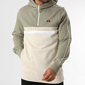 Ellesse - Felpa con cappuccio Antogoni SHX20944 Verde Khaki Beige