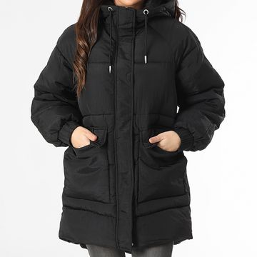 Only - Fie Giacca oversize con cappuccio nero