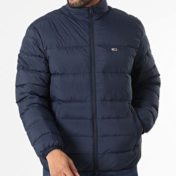 Tommy Jeans - Cappotto impacchettabile 0686 blu navy