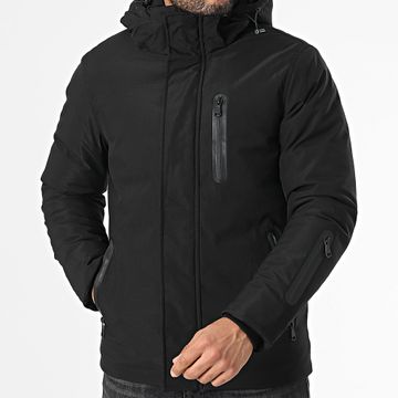 Frilivin - Parka nero con cappuccio
