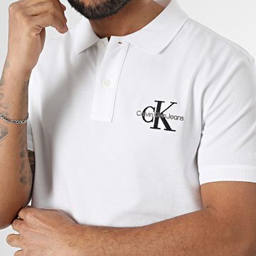 Calvin Klein - Polo manica corta 5664 Bianco