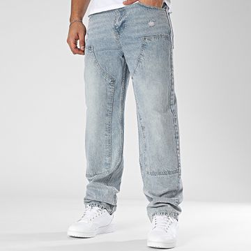 Ikao - Jeans regolari in denim blu