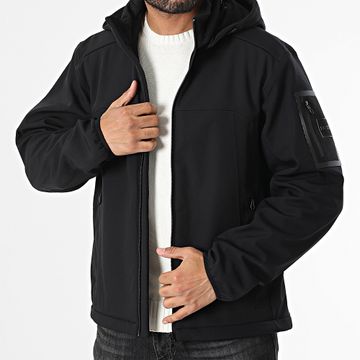 BOSS - Zem Giacca con cappuccio e zip 50515100 Nero