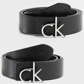 Calvin Klein - Cintura reversibile da donna con logo 3.0 3074 nero