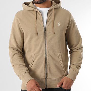 Polo Ralph Lauren - Original Player Felpa con zip e cappuccio Beige scuro