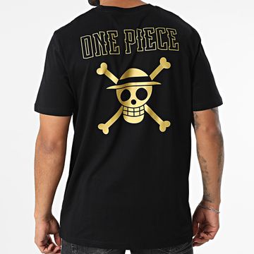 One Piece - Tee Shirt Oversize Large Hybrid Black Gold
