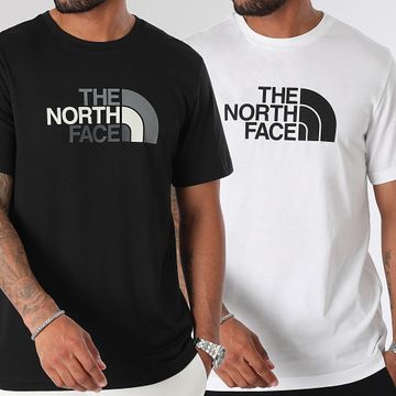 The North Face - Set di 2 magliette Easy A8A6C Bianco Nero