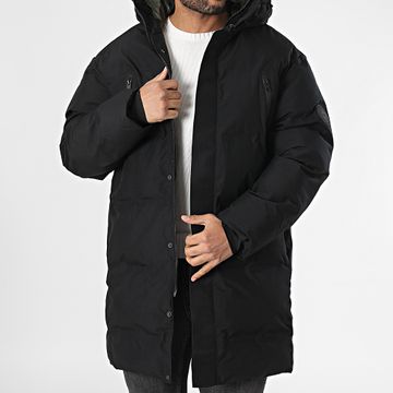 Jack And Jones - Parka Alpha nero con cappuccio